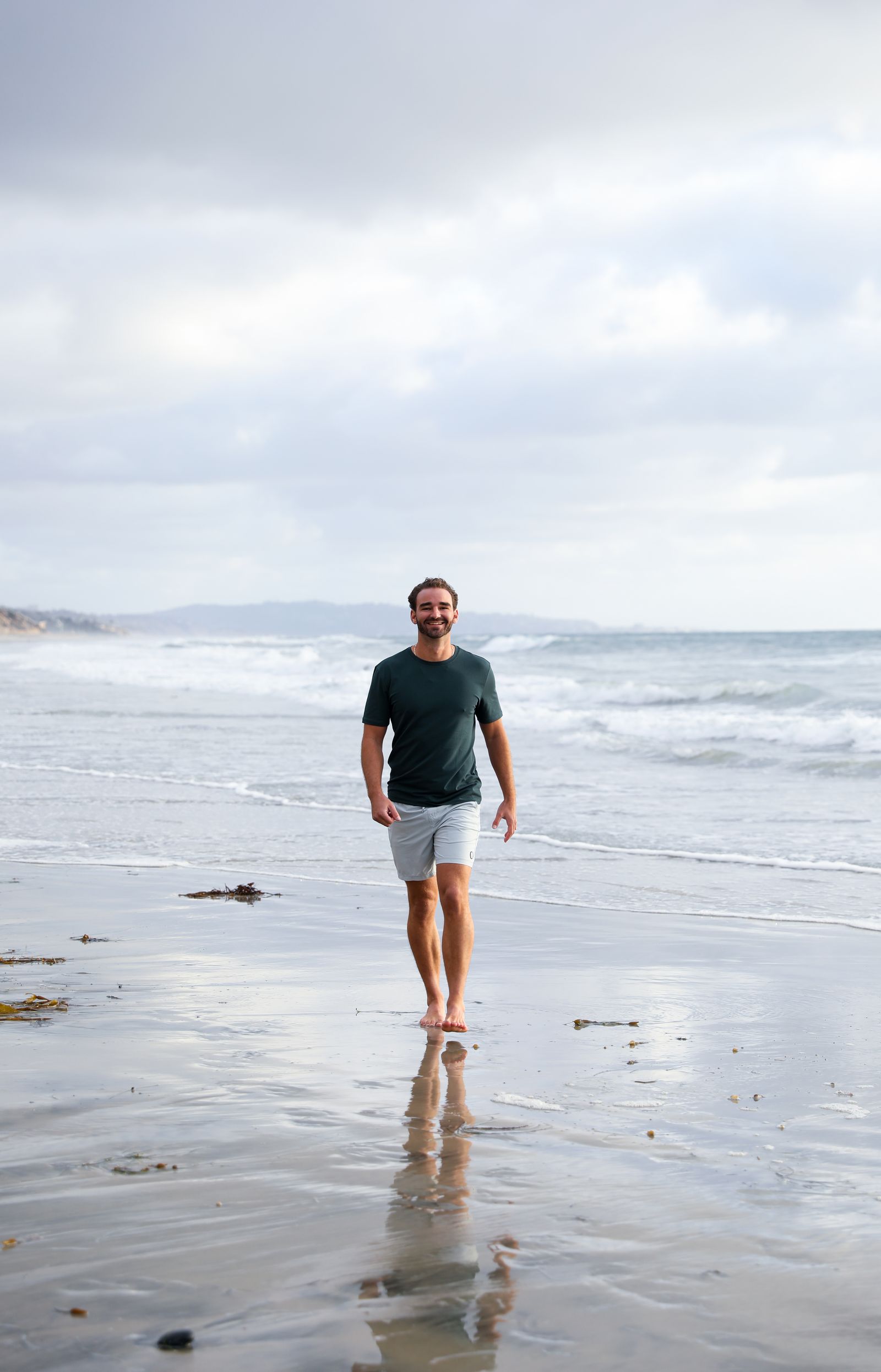 Joshua on the beach in San Diego