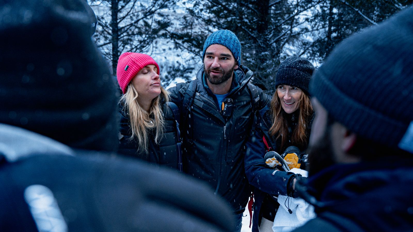 Joshua with The Others at a retreat